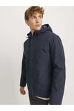 Jack&Jones Minimalist Kapüşonlu Oversized Erkek Mont - Günlük Kullanım