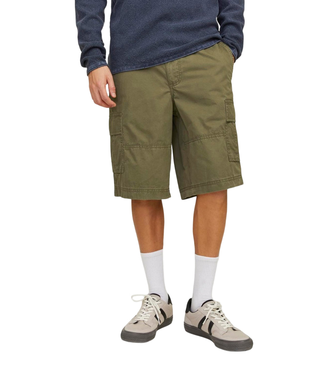Jack&Jones Minimalist Oversized Kargo Şort - Rahat ve Şık İkincil görsel