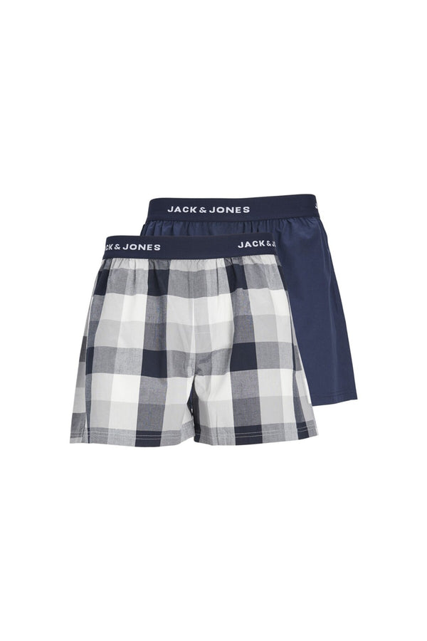 Jack&Jones Minimalist Pamuk Erkek Boxer Şort 2'li Set - Rahat ve Şık