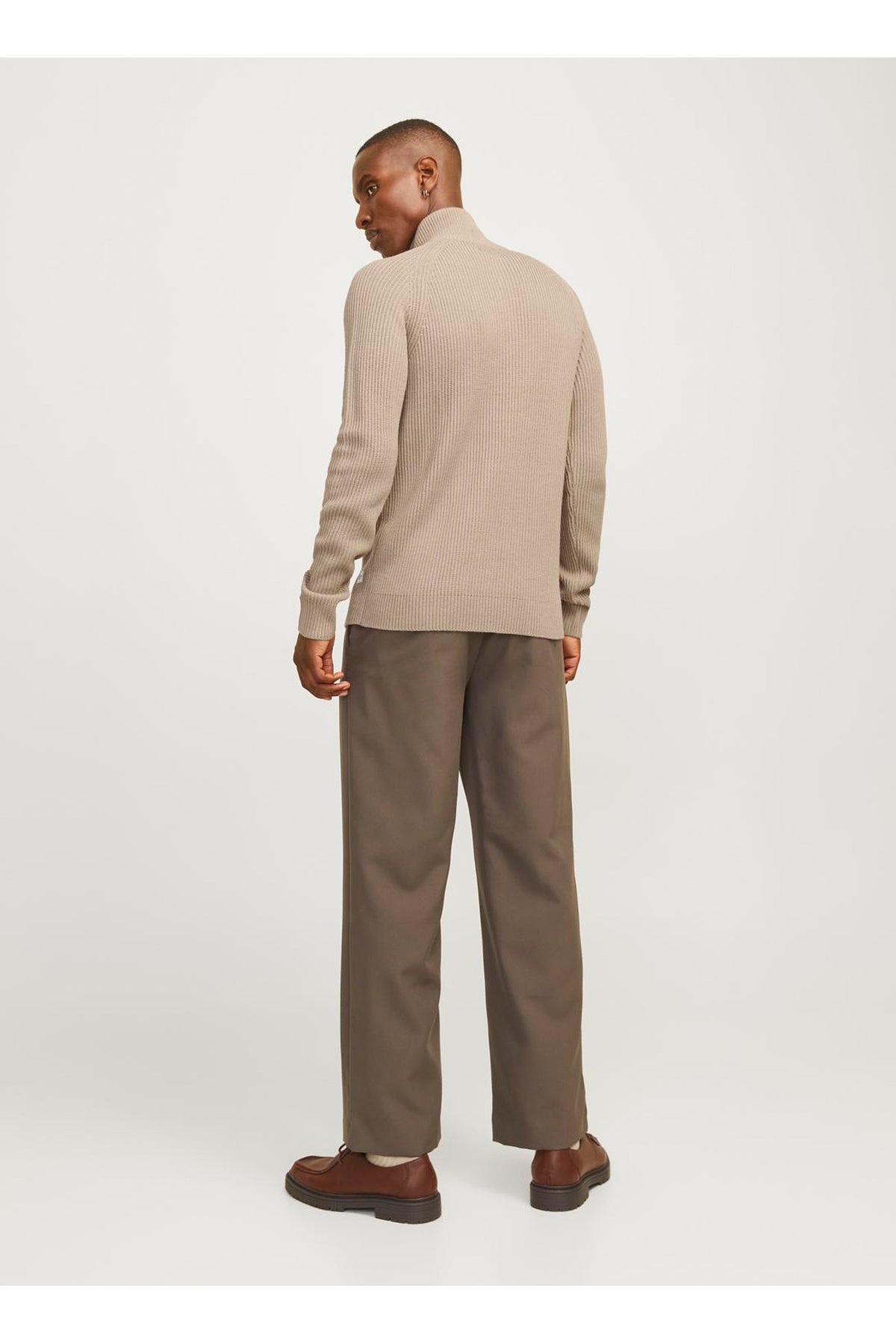 Jack&Jones Minimalist Yüksek Yakalı Uzun Kol Erkek Kazak - Günlük Şıklık Translation missing: tr.content.product_image_secondary