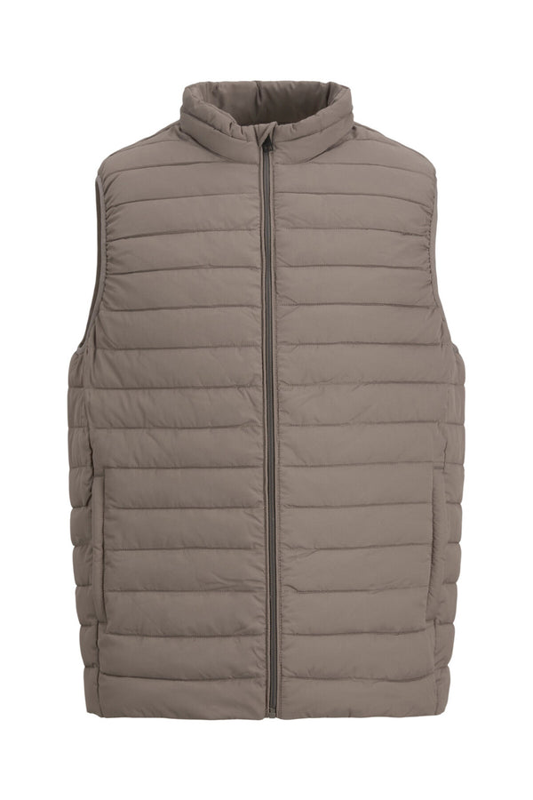 Jack&Jones Oversize Fermuarlı Yaka Erkek Yelek - Minimalist Tarz