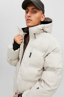 Jack&Jones Oversize Kapüşonlu Kışlık Erkek Mont - Günlük Kullanım