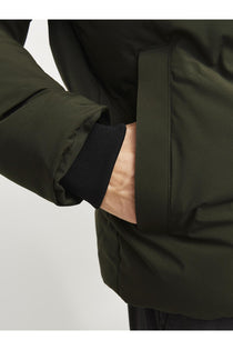 Jack&Jones Oversize Kapüşonlu Şişme Mont - Kışlık Erkek Mont