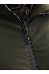 Jack&Jones Oversize Kapüşonlu Şişme Mont - Kışlık Erkek Mont