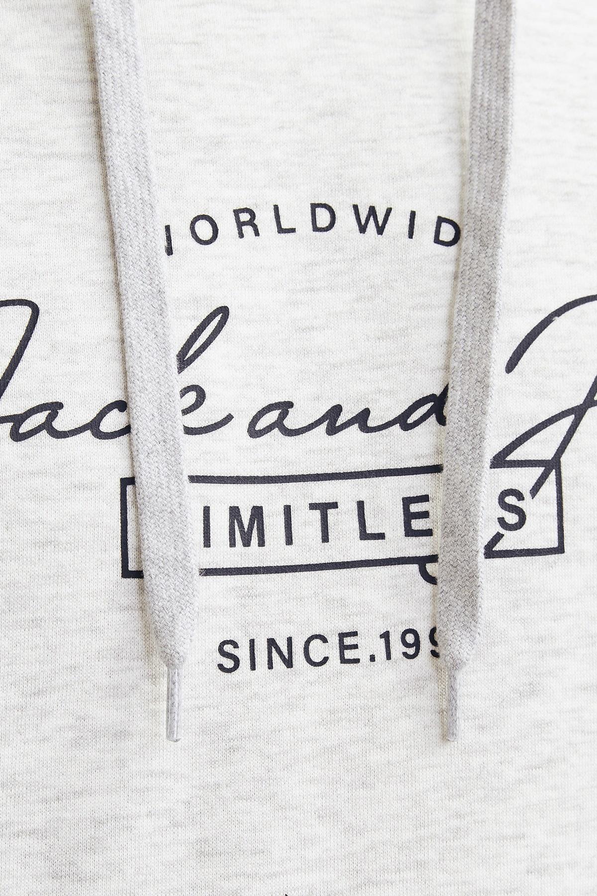 Jack&Jones Oversize Kapüşonlu Sweatshirt - Erkek Günlük Sweatshirt