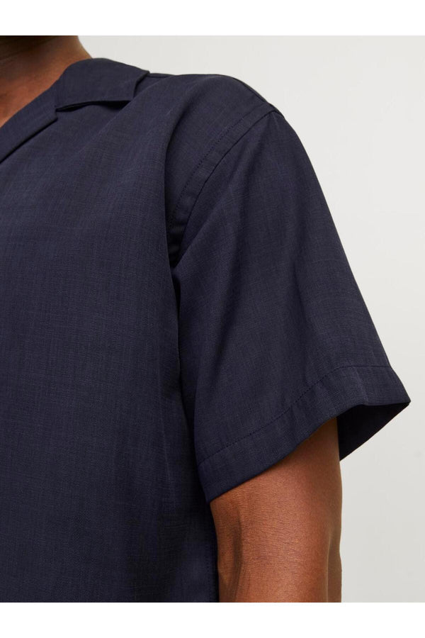 Jack&Jones Oversize Kısa Kol Erkek Gömlek - Minimalist & Rahat