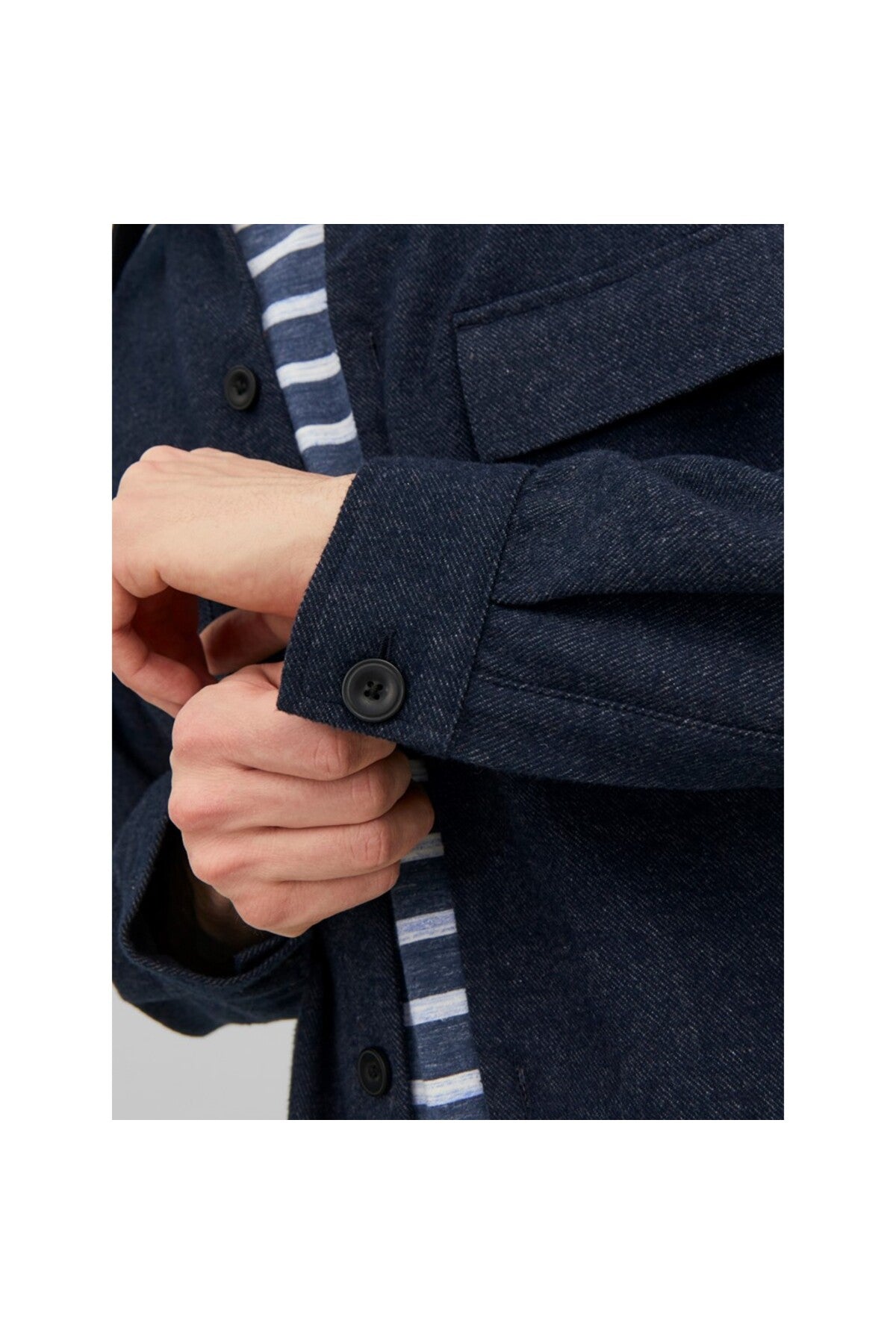 Jack&Jones Oversize Minimalist Uzun Kol Erkek Gömlek