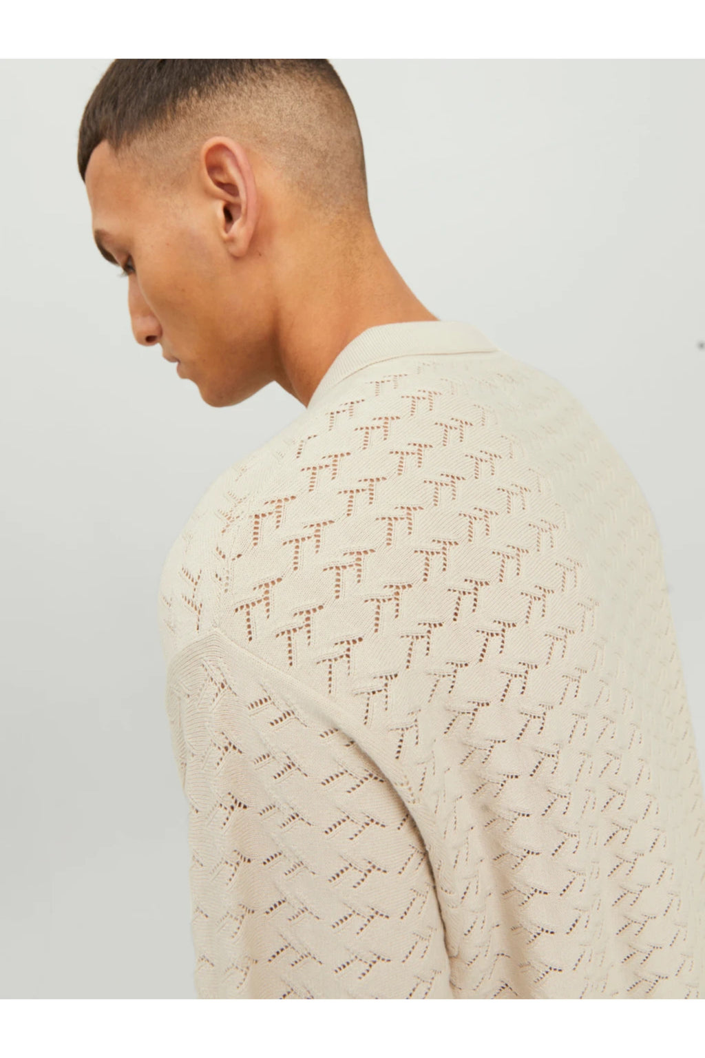 Jack&Jones Oversize Polo Yaka Kısa Kol Erkek Gömlek - Minimalist Stil