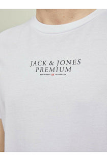 Jack&Jones Premium Minimalist Erkek T-Shirt - Kısa Kol Yuvarlak Yaka