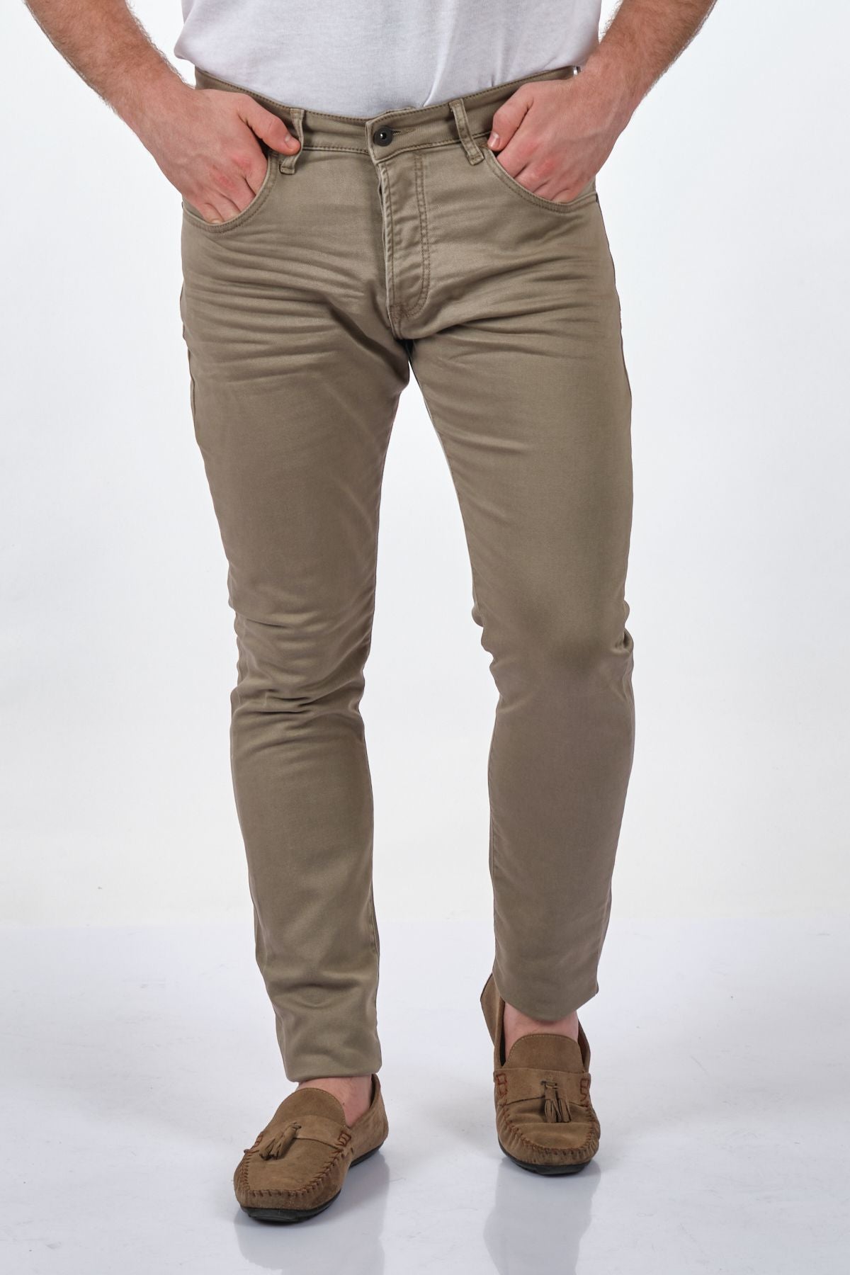 JSCO Erkek Minimalist Slim Fit Pantolon - Günlük & Şık