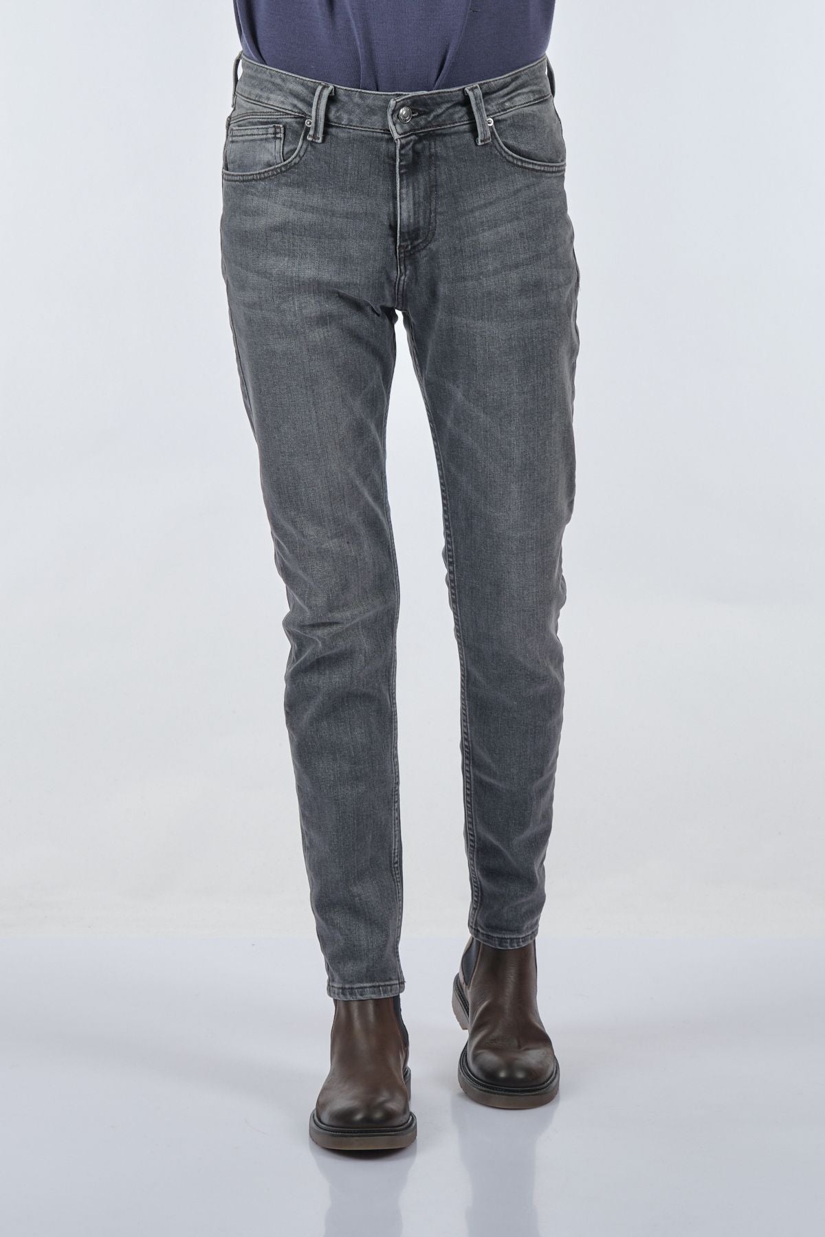 JSCO Erkek Minimalist Dar Paça Jean Pantolon - Günlük Kullanım Translation missing: tr.content.product_image_main