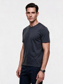 JSCO Erkek Bisiklet Yaka Rahat Kesim Pamuklu Kısa Kollu Basic T-Shirt JS2674
