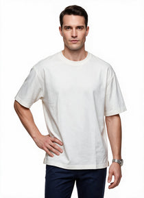 JSCO Erkek Bisiklet Yaka Rahat Kesim Pamuklu Kısa Kollu Basic T-Shirt JS2674