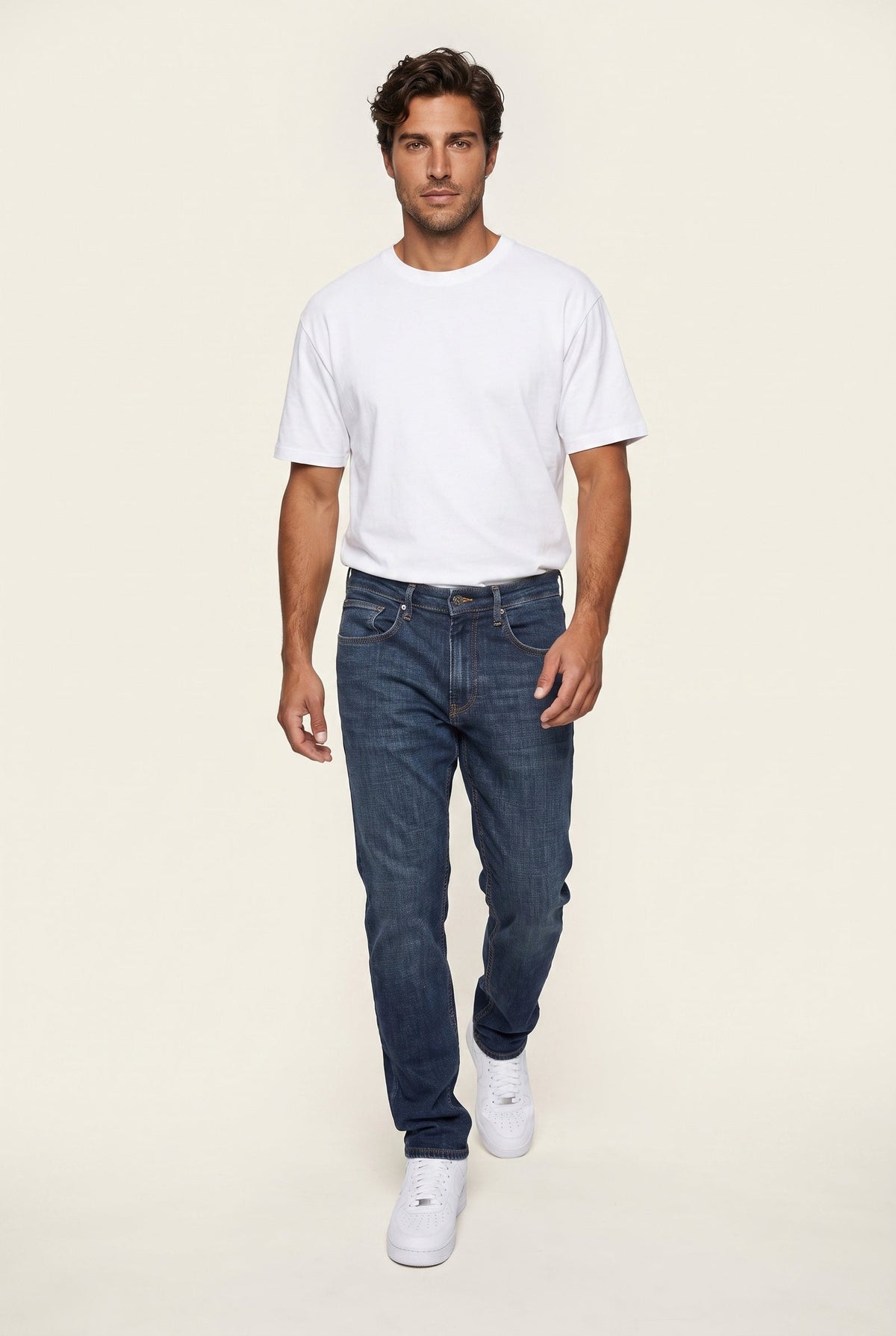 JSCO Erkek Texas Yüksek Bel Fermuarlı Boru Paça Jean Pantolon JS4400-F14 Ana görsel