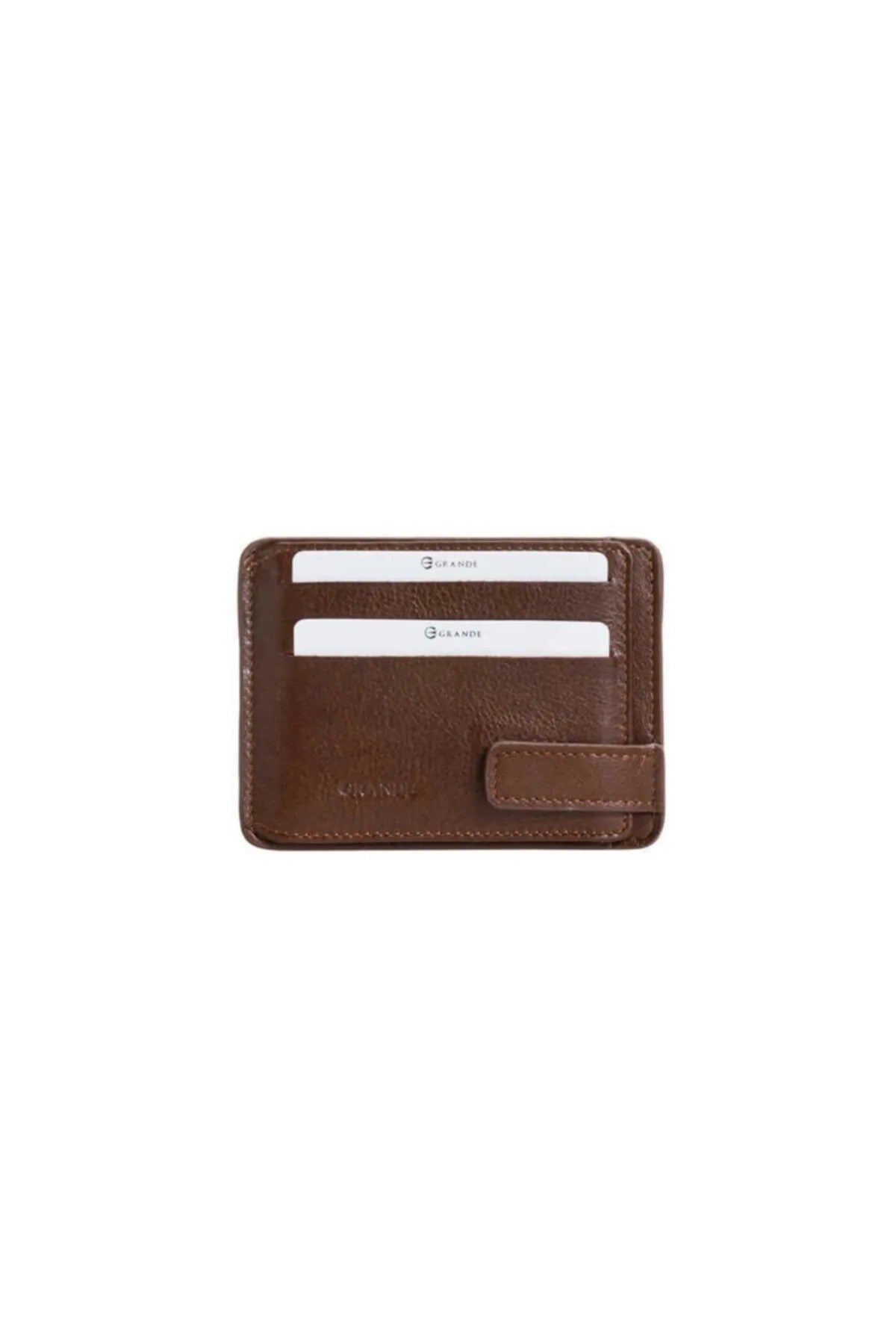 Grande Minimalist Deri Erkek Kartlık - 6 Kart + Gizli Bölme