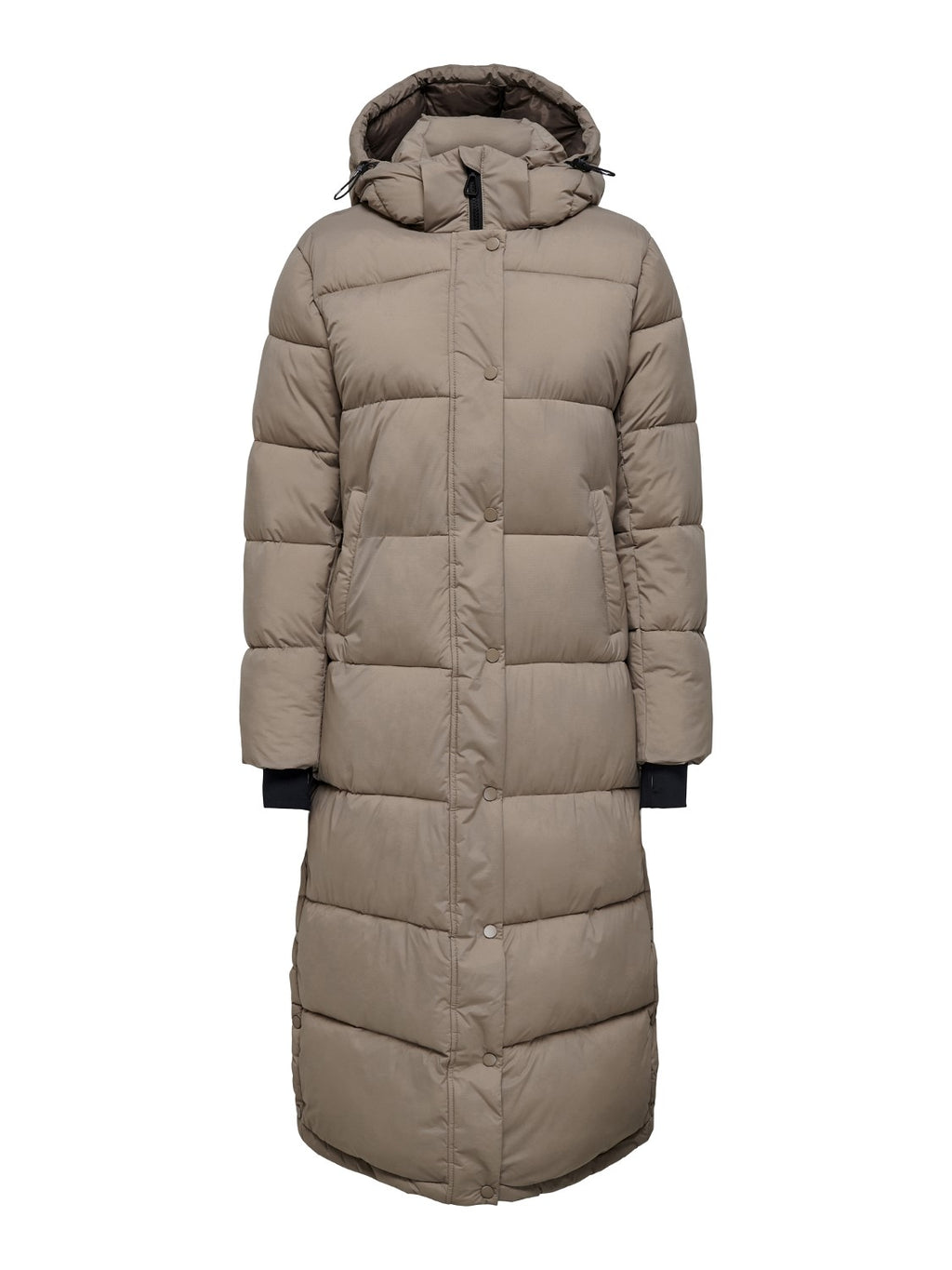 Only Oversize Kapüşonlu Maxi Kadın Kaban - Sıcak ve Şık Kışlık