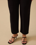 Kadın Büyük Beden Pile Detaylı Cepli Pantolon Gala-Xi