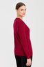Kadın Sıfır Yaka Saç Örgülü Kazak DESEN