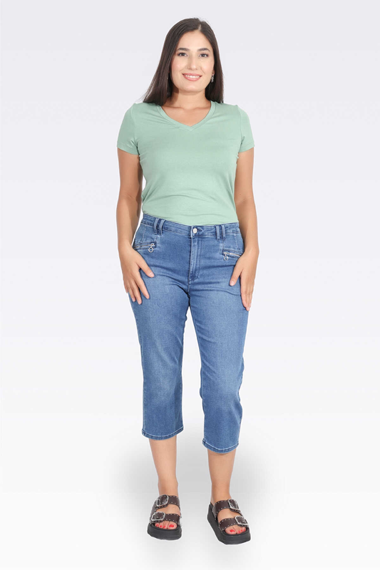 FERMUAR DETAYLI KOT KAPRİ Tolga Saraçoğlu