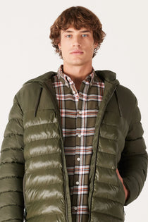 Wrangler Erkek Oversize Kapüşonlu Şişme Mont - Günlük Kışlık