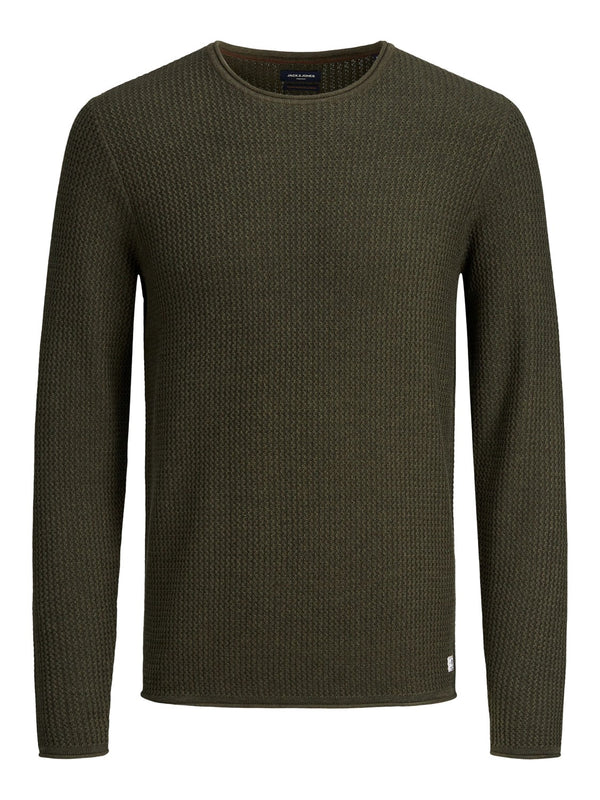 Jack&Jones Minimalist Erkek Kazak - Uzun Kol - Regular Fit