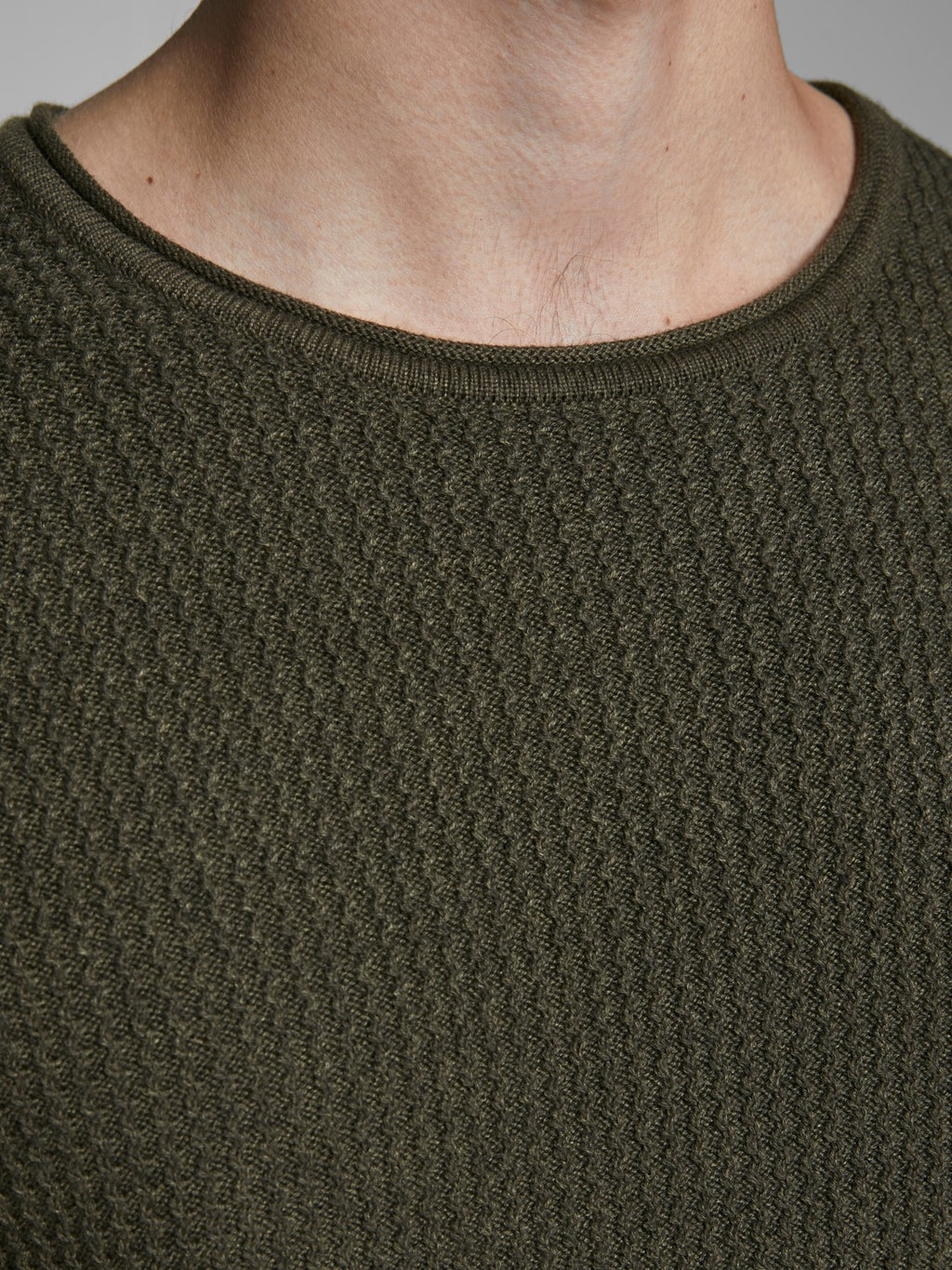 Jack&Jones Minimalist Erkek Kazak - Uzun Kol - Regular Fit