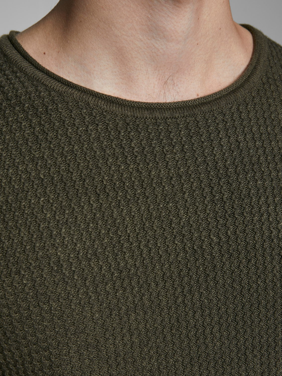 Jack&Jones Minimalist Erkek Kazak - Uzun Kol - Regular Fit