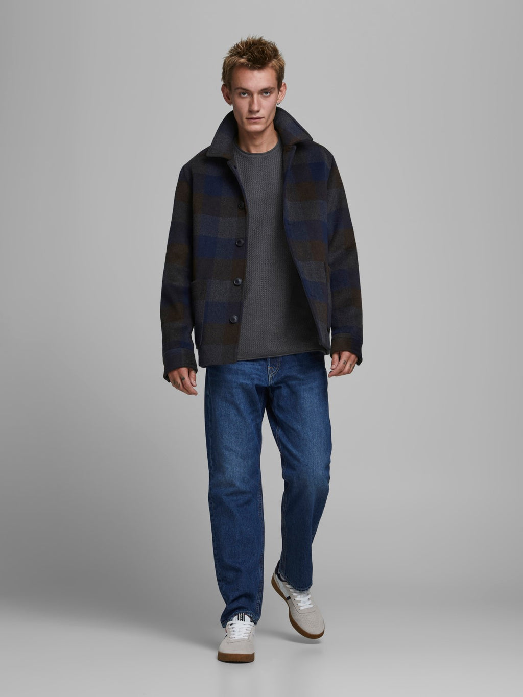 Jack&Jones Minimalist Erkek Kazak - Uzun Kol - Regular Fit
