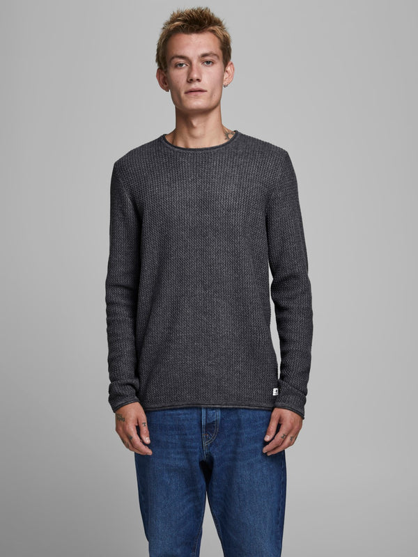 Jack&Jones Minimalist Erkek Kazak - Uzun Kol - Regular Fit