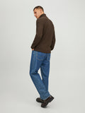 Jack&Jones Erkek Minimalist Boğazlı Uzun Kol Kazak - Oversized Fit