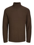Jack&Jones Erkek Minimalist Boğazlı Uzun Kol Kazak - Oversized Fit