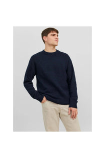 Jack&Jones Oversize Yuvarlak Yaka Erkek Kazak - Minimalist Günlük Stil - Hemen Al!