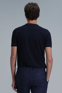Lufian Minimalist Kısa Kol Erkek Kazak - Rahat ve Şık Günlük Stil