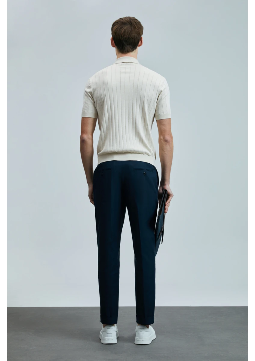 Lufian Minimalist Polo Yaka Kısa Kol Erkek T-Shirt - Rahat ve Şık