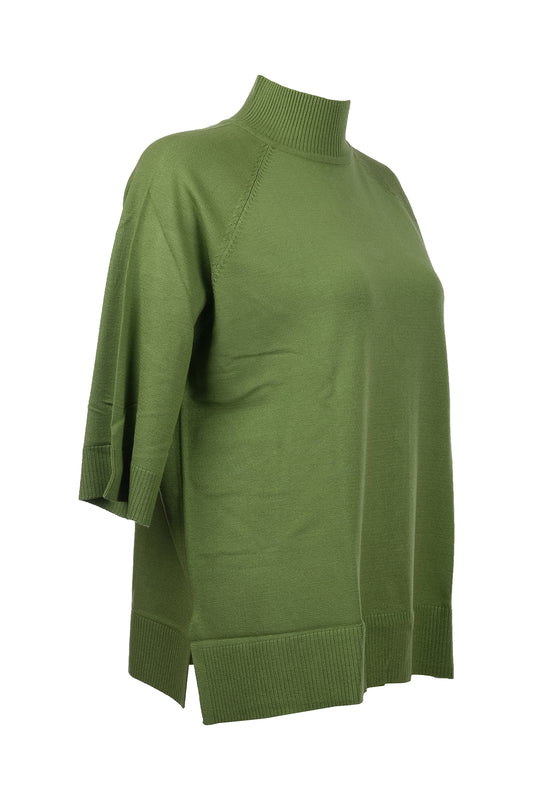 On Oversize 3/4 Kol Minimalist Kadın Kazak - Günlük Şıklık