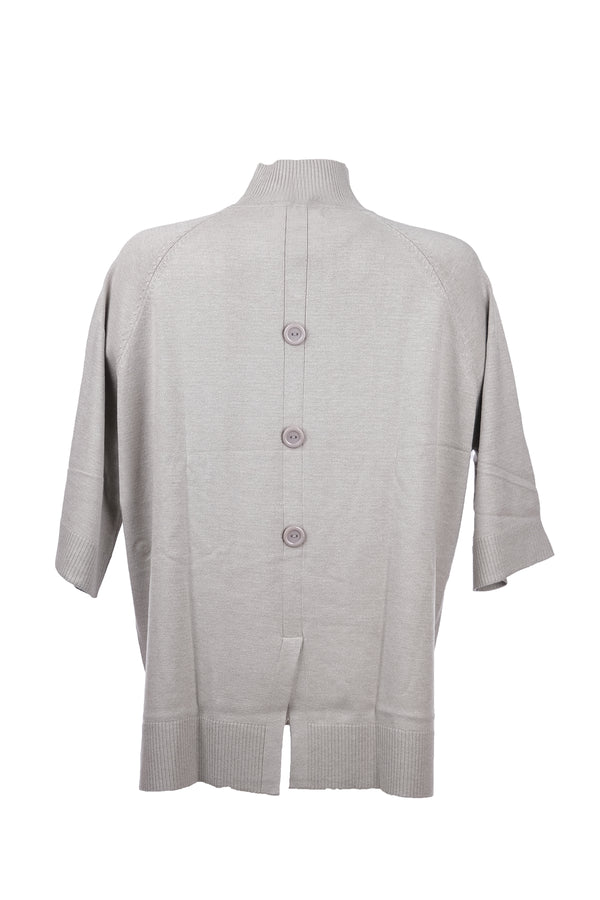 On Oversize 3/4 Kol Minimalist Kadın Kazak - Günlük Şıklık