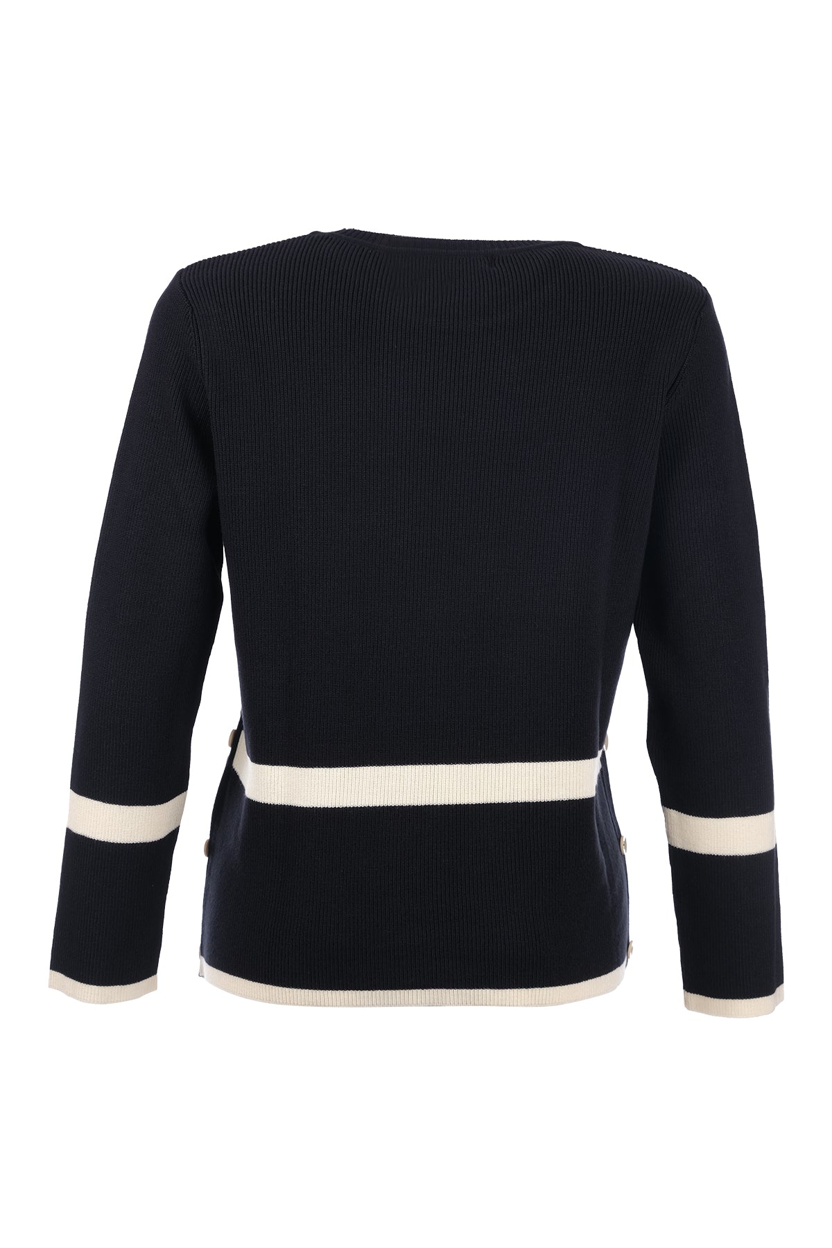 On Kadın Minimalist Uzun Kol Regular Fit Kazak - Yandan Düğmeli