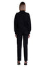 Sempre Oversize Minimalist Yarı Boğazlı Uzun Kol Kazak