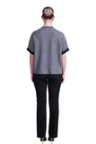 Sempre Oversize Minimalist Kadın Kazak - Kısa Kol - Günlük