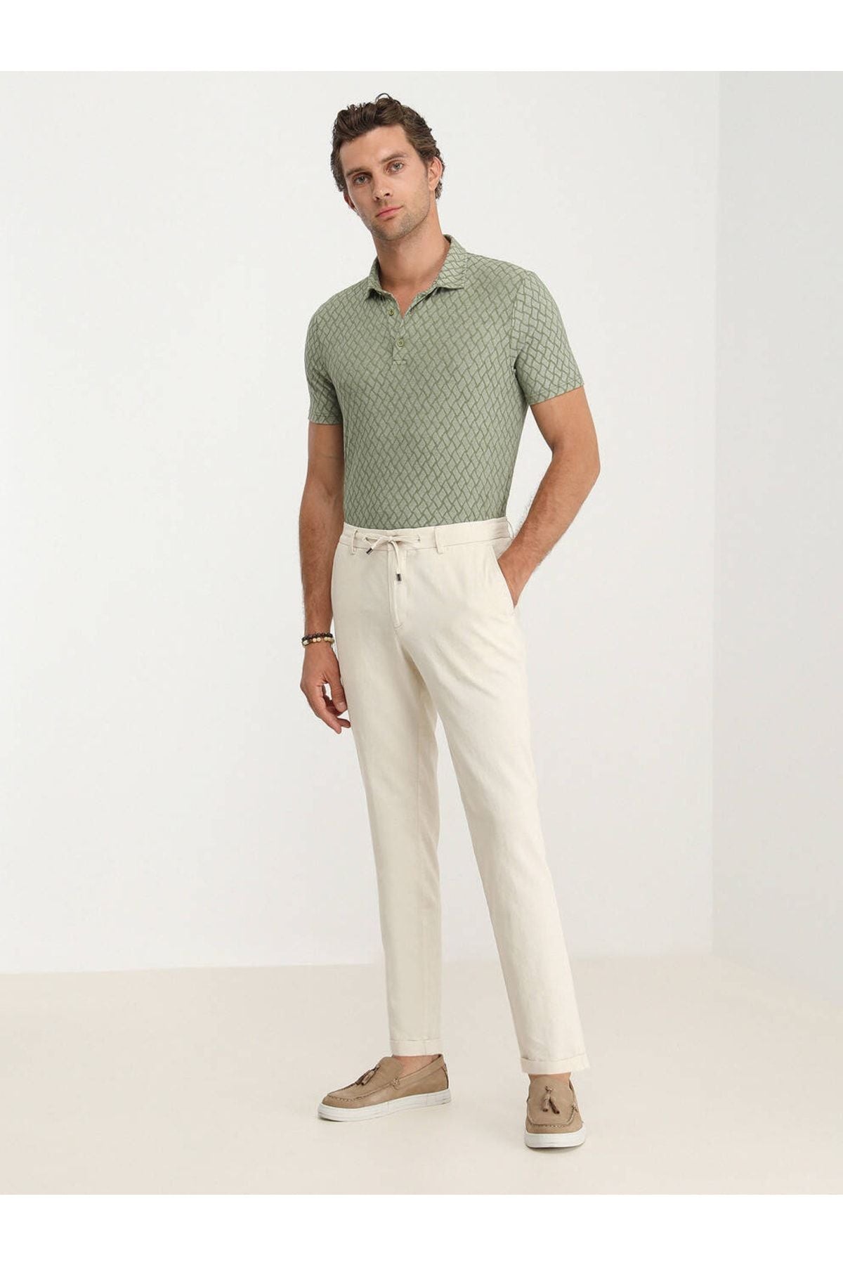 Kip Erkek Regular Fit Keten Pantolon - Minimalist Stil - PANT-2482 Translation missing: tr.content.product_image_main