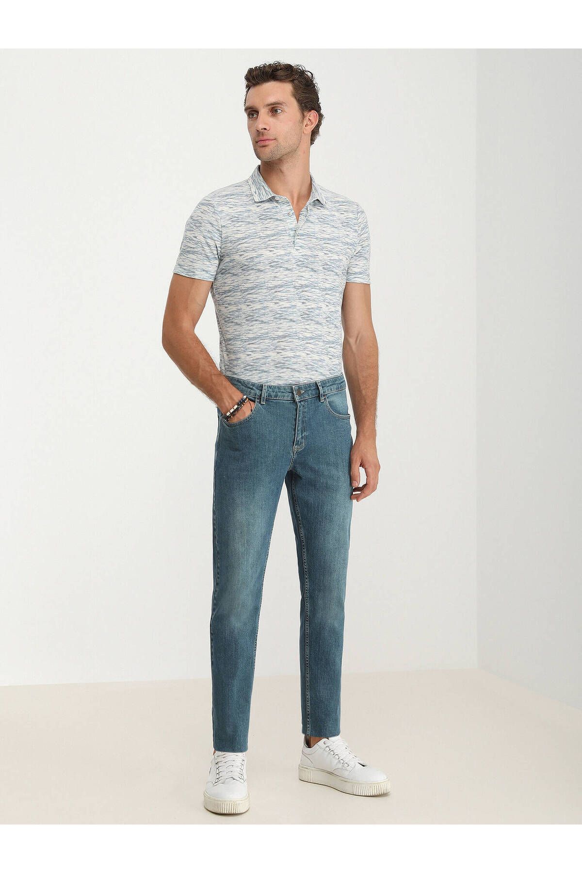 Kip Erkek Minimalist Jean Pantolon - Regular Fit Günlük Translation missing: tr.content.product_image_secondary