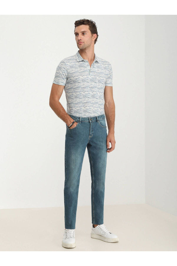 Kip Erkek Minimalist Jean Pantolon - Regular Fit Günlük