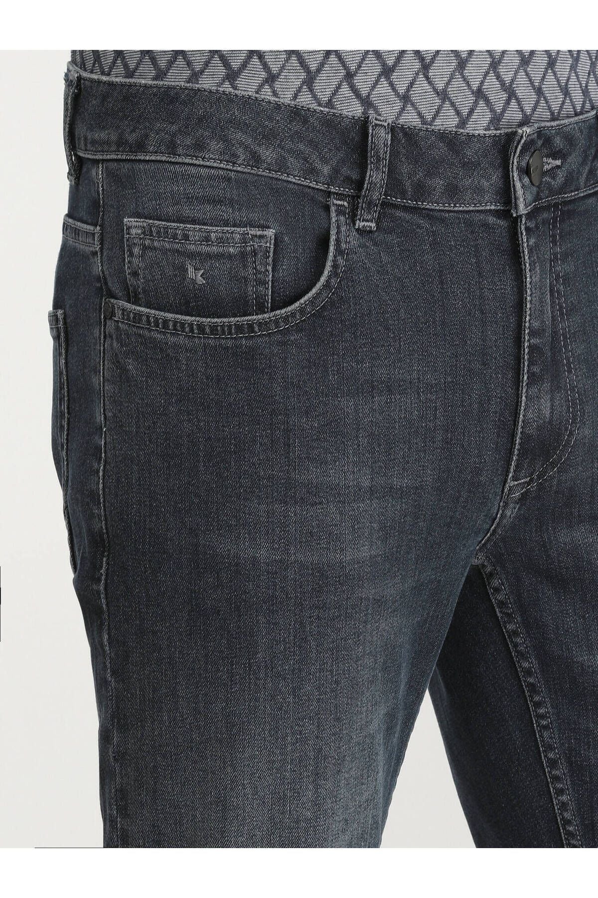 Kip Minimalist Erkek Jean Pantolon - Regular Fit Günlük Kot