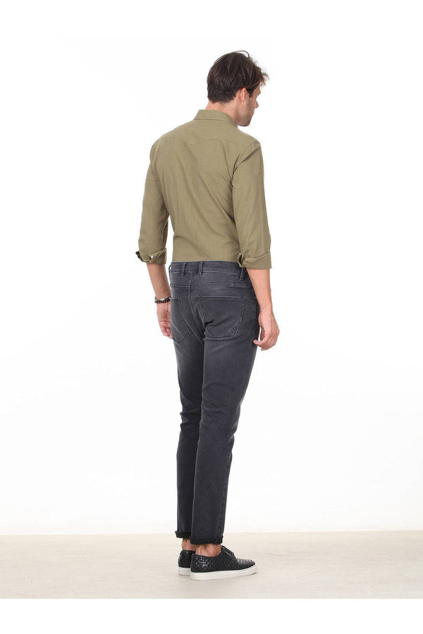 Kip Erkek Slim Fit Jean Pantolon - Minimalist Günlük Tarz