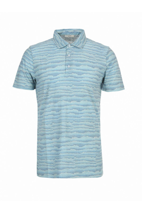 Kip Polo Yaka Kısa Kol Erkek T-Shirt - Minimalist Günlük Stil