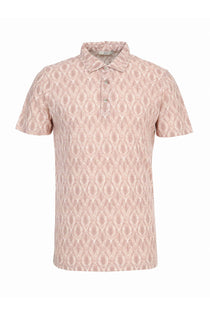 Kip Minimalist Desen Polo Yaka Kısa Kol Erkek T-Shirt TSH-1322