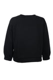 Kırışık Kumaş Detaylı Sweat On