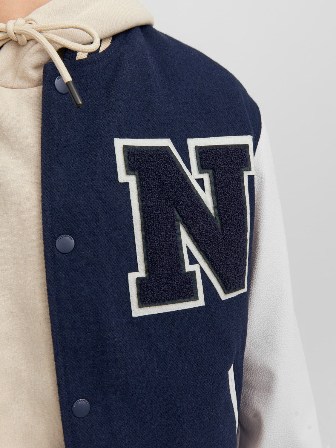 Jack&Jones Oversize Vintage Erkek Beyzbol Mont - Günlük Stil