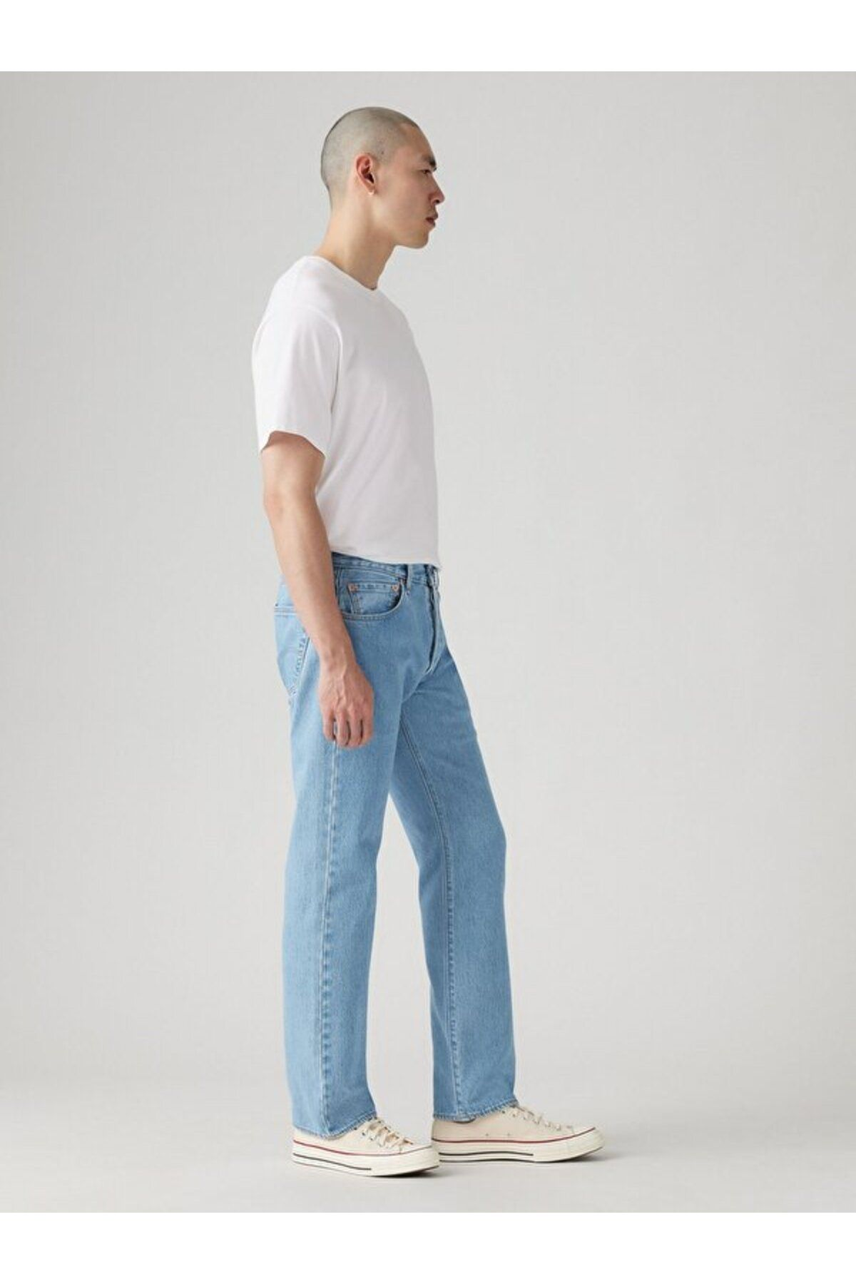 Levi's Erkek 501 Regular Fit Kot Pantolon - Minimalist Vintage Stil - Günlük Kullanım İkincil görsel