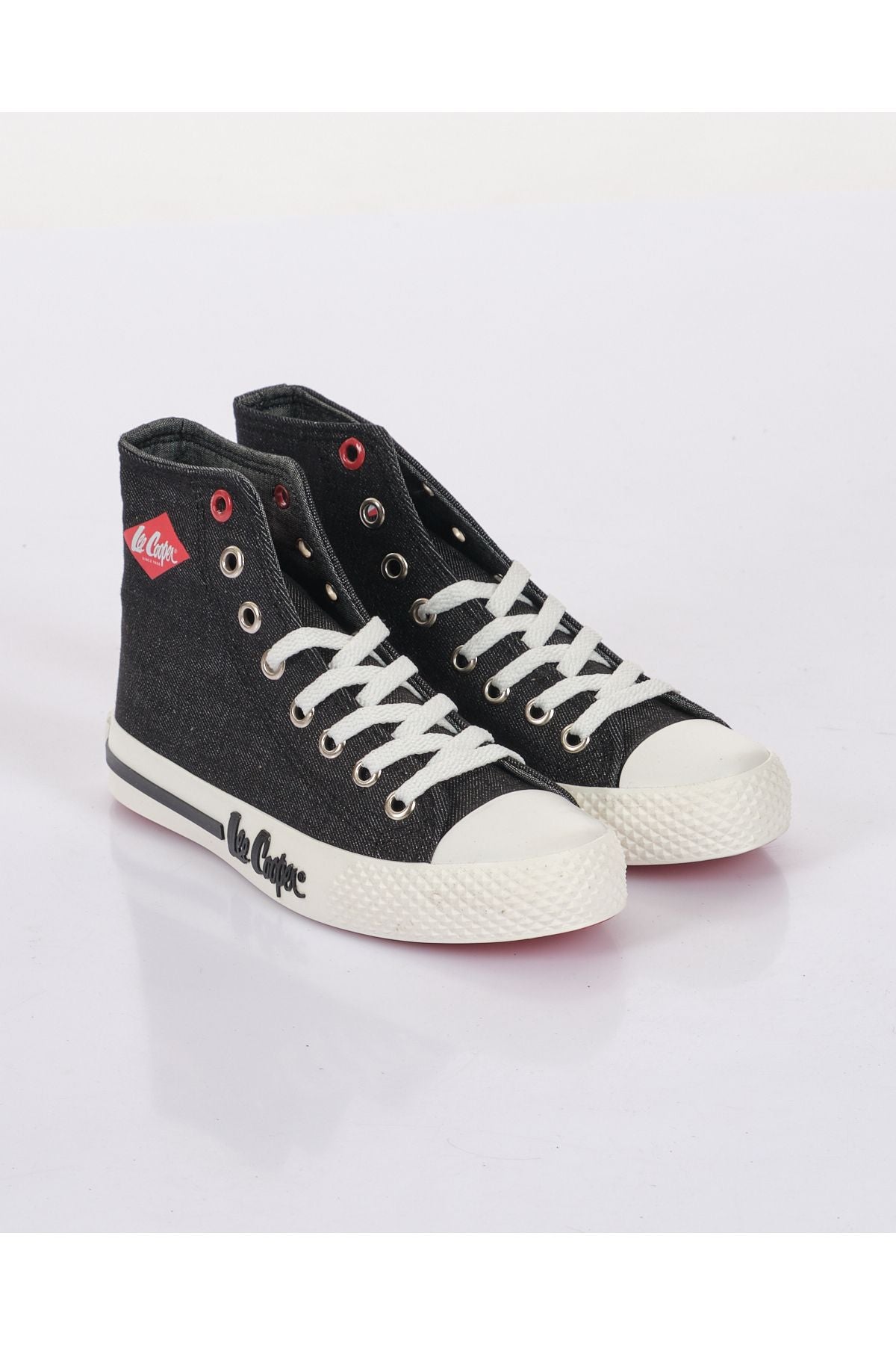 Lee Cooper Kadın Denim Sneaker Ayakkabı - Yüksek Bilekli, Minimalist Streetwear Translation missing: tr.content.product_image_secondary
